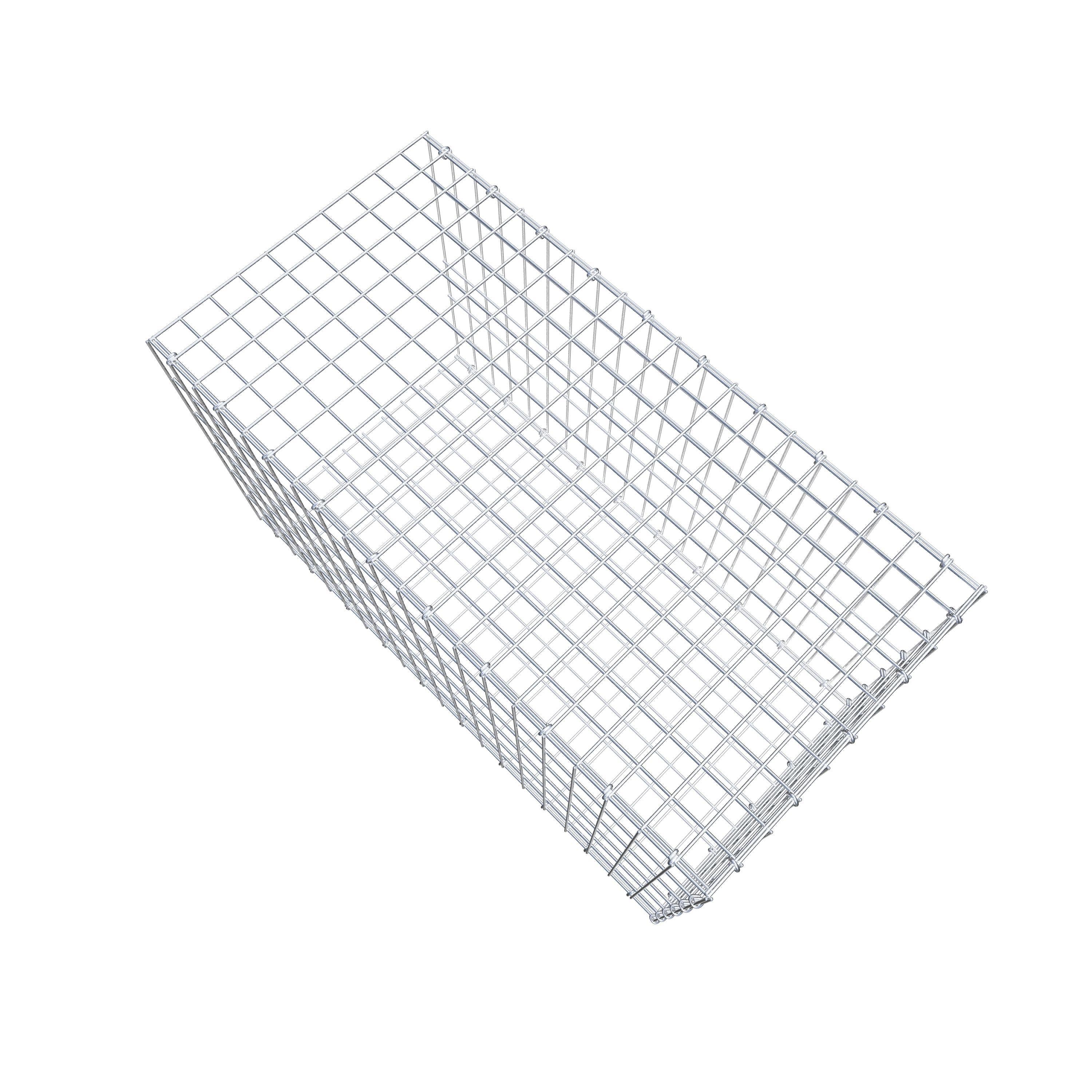 Gabião tipo 2 100 cm x 60 cm x 50 cm, malhagem 5 cm x 10 cm, anel C
