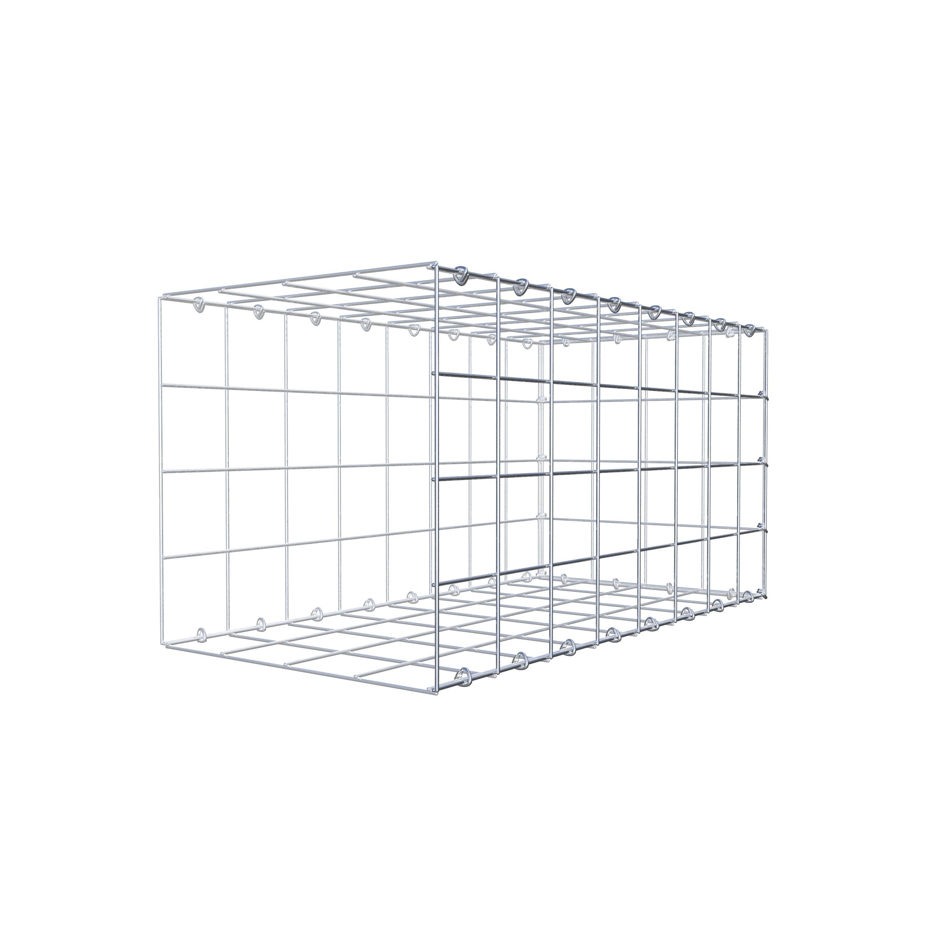 Gabião Tipo 2 80 cm x 40 cm x 40 cm (C x A x P), malhagem 10 cm x 10 cm, anel C
