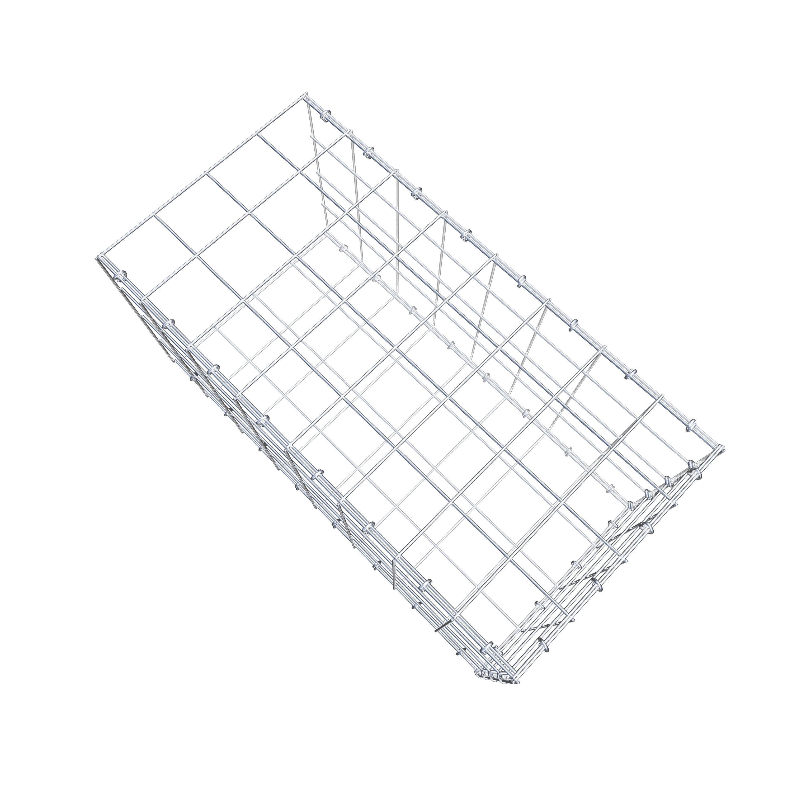 Gabião Tipo 2 80 cm x 40 cm x 40 cm (C x A x P), malhagem 10 cm x 10 cm, anel C