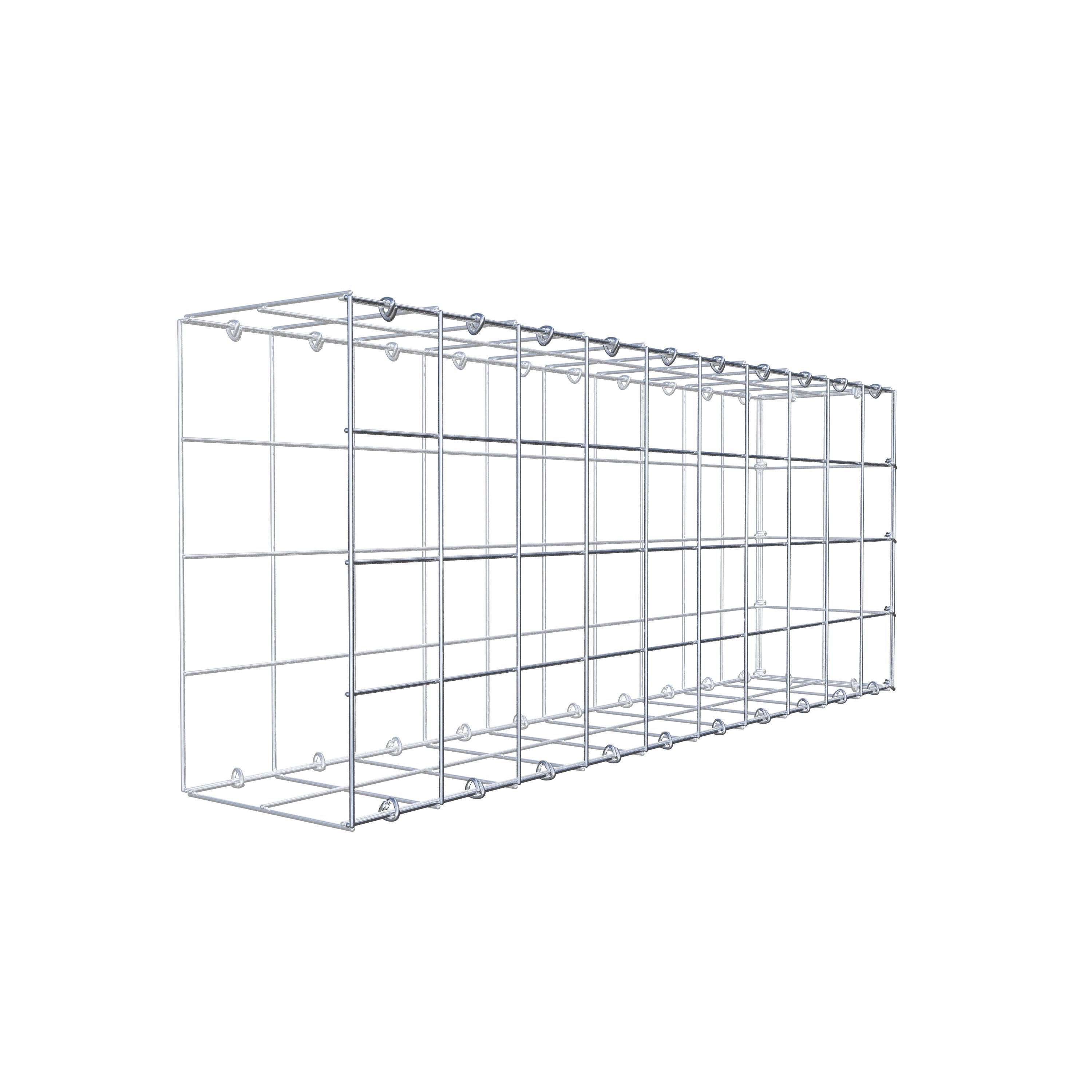 Fourche rapportée type 2 100 cm x 40 cm x 20 cm (L x H x P), mailles 10 cm x 10 cm, anneau C