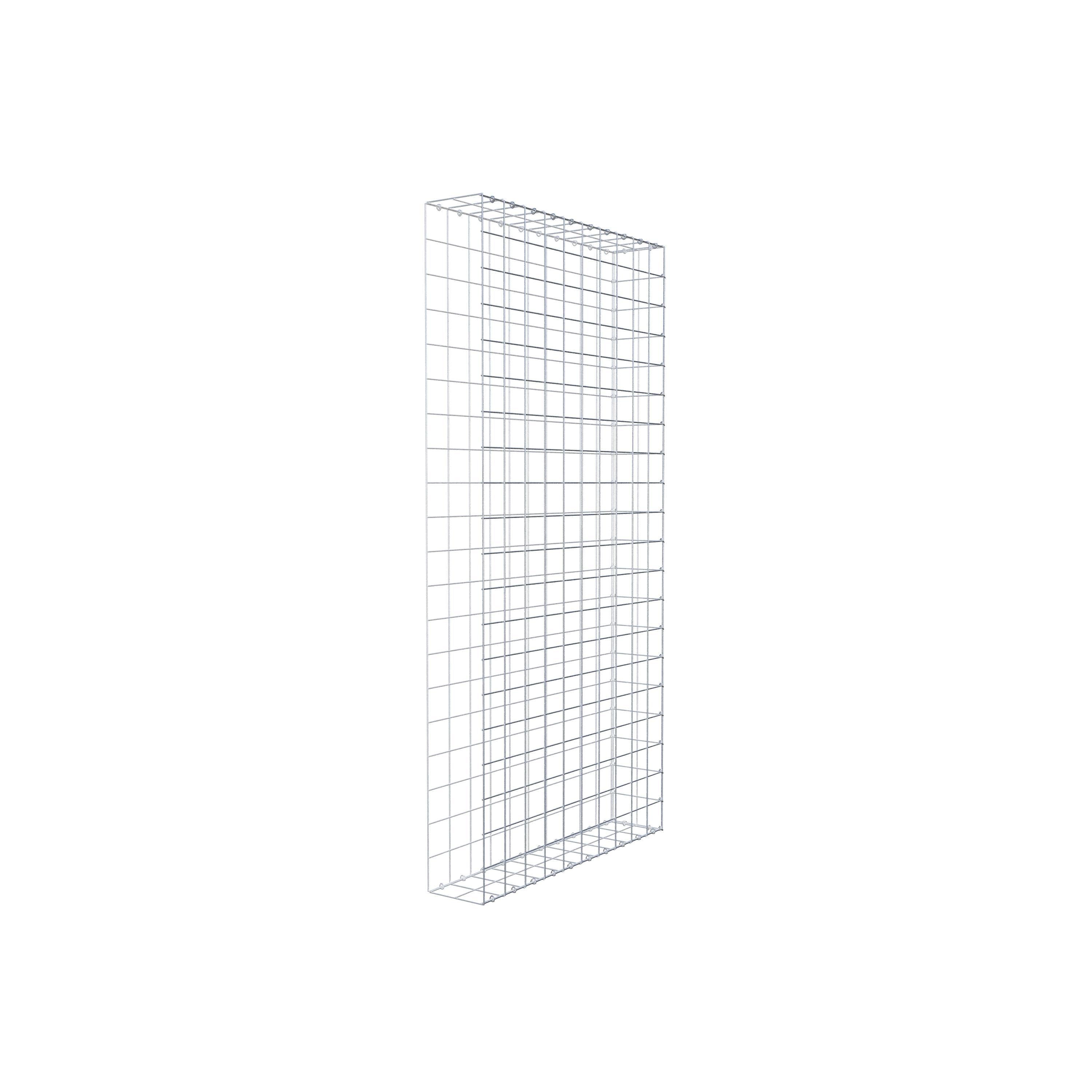 Type 2 oplegkorf 200 cm x 100 cm x 20 cm (L x H x D), maaswijdte 10 cm x 10 cm, C-ring