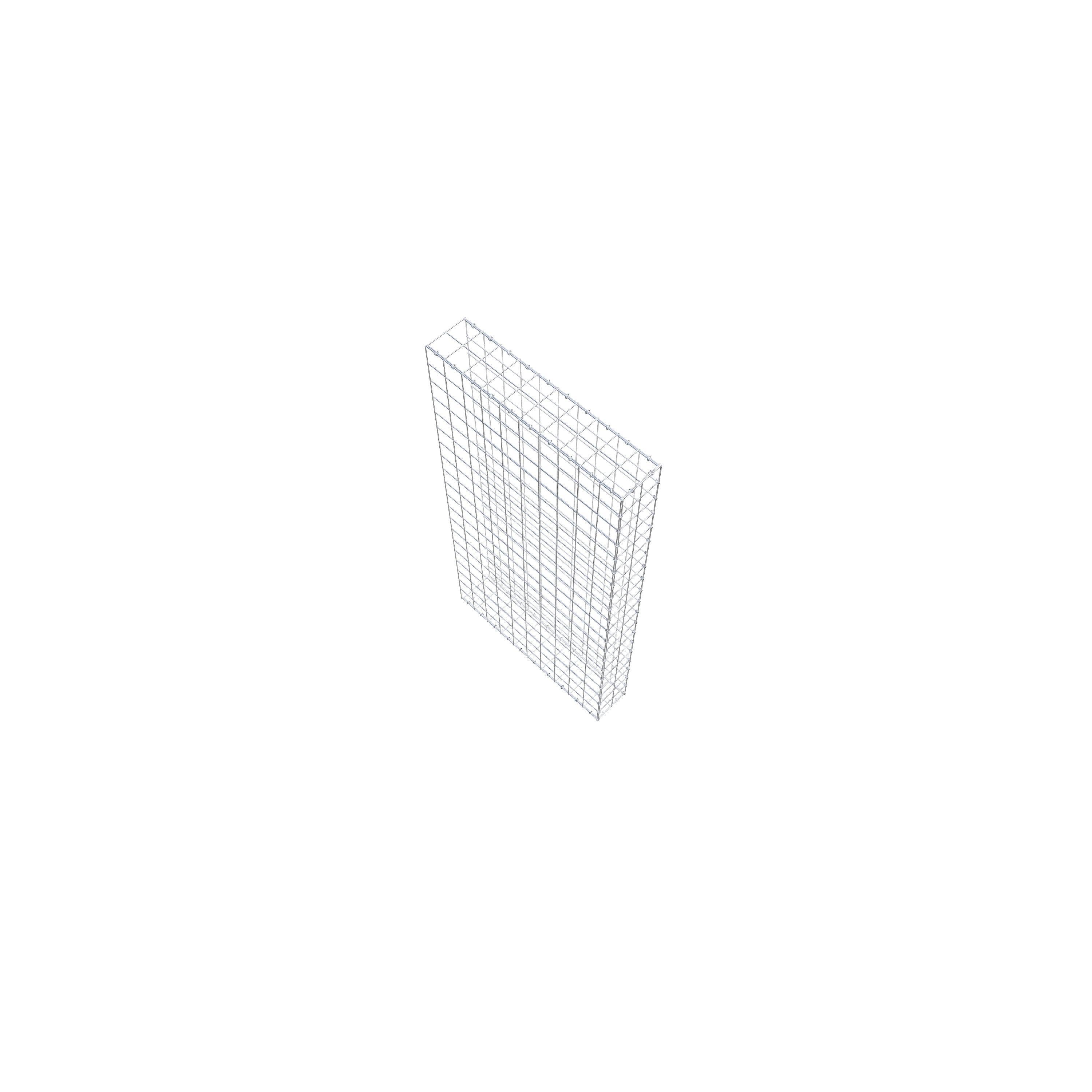 Type 2 oplegkorf 200 cm x 100 cm x 20 cm (L x H x D), maaswijdte 10 cm x 10 cm, C-ring