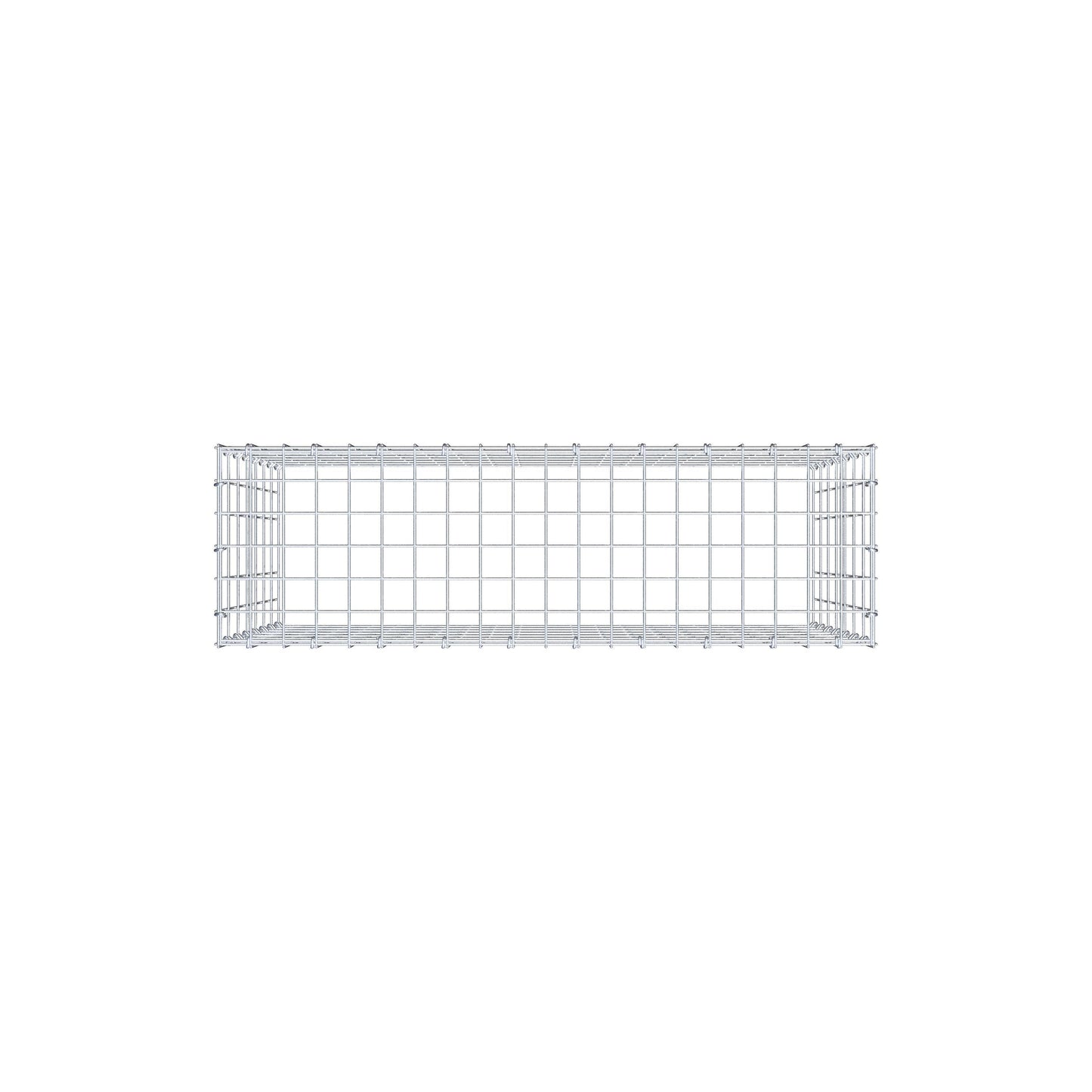 Anbaugabione Typ 3 100 cm x 70 cm x 30 cm (L x H x T), Maschenweite 5 cm x 10 cm, C-Ring