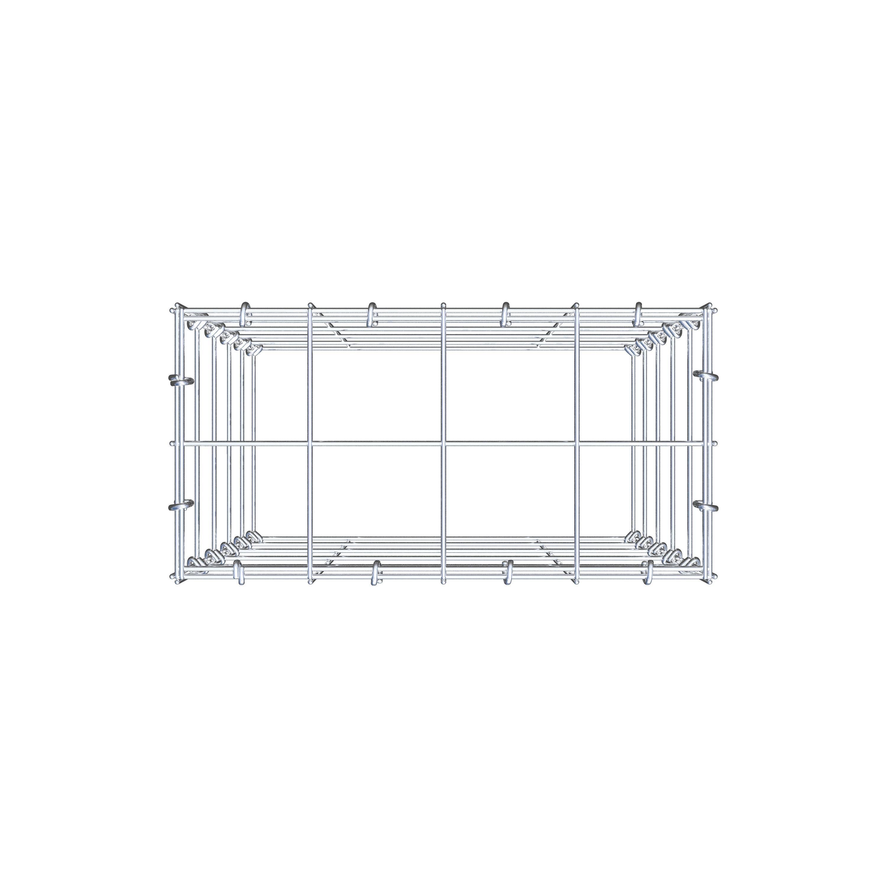 Pile aggiuntivo tipo 3 50 cm x 40 cm x 20 cm (L x H x P), maglia 10 cm x 10 cm, anello a C