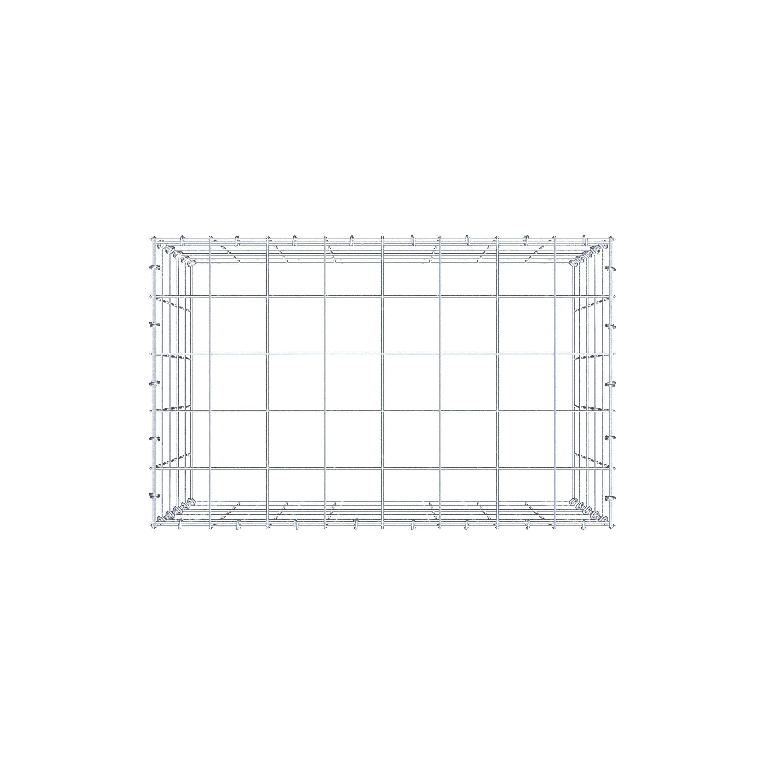 Tilläggspåle typ 3 80 cm x 50 cm x 50 cm (L x H x D), maskstorlek 10 cm x 10 cm, C-ring