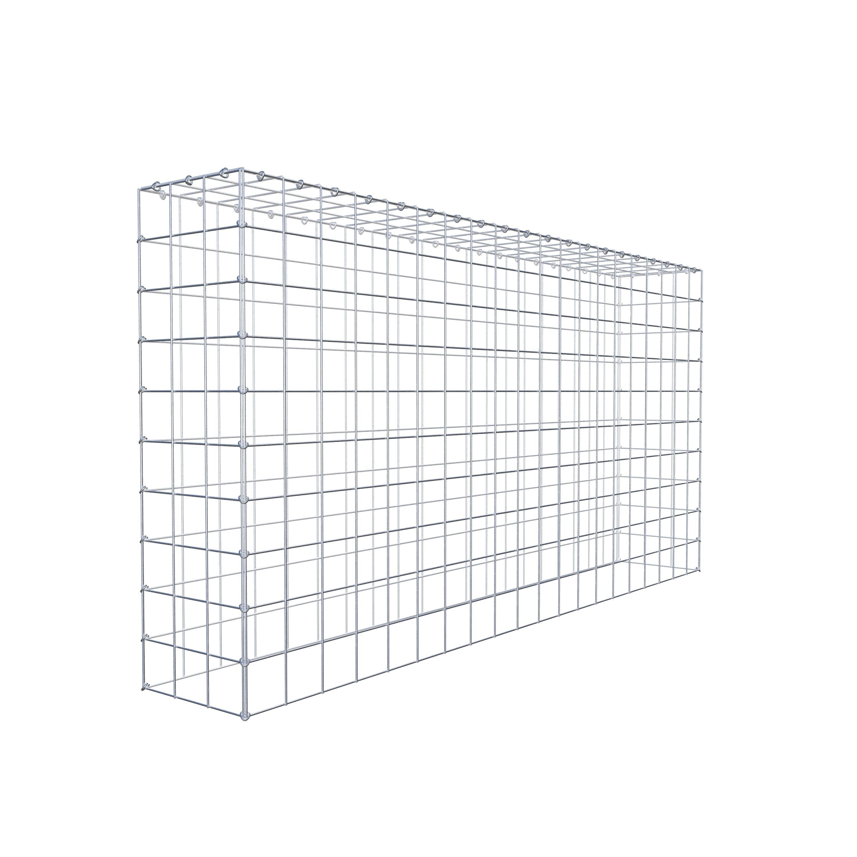 Mounted gabion type 3 200 cm x 100 cm x 30 cm (L x H x D), mesh size 10 cm x 10 cm, C-ring