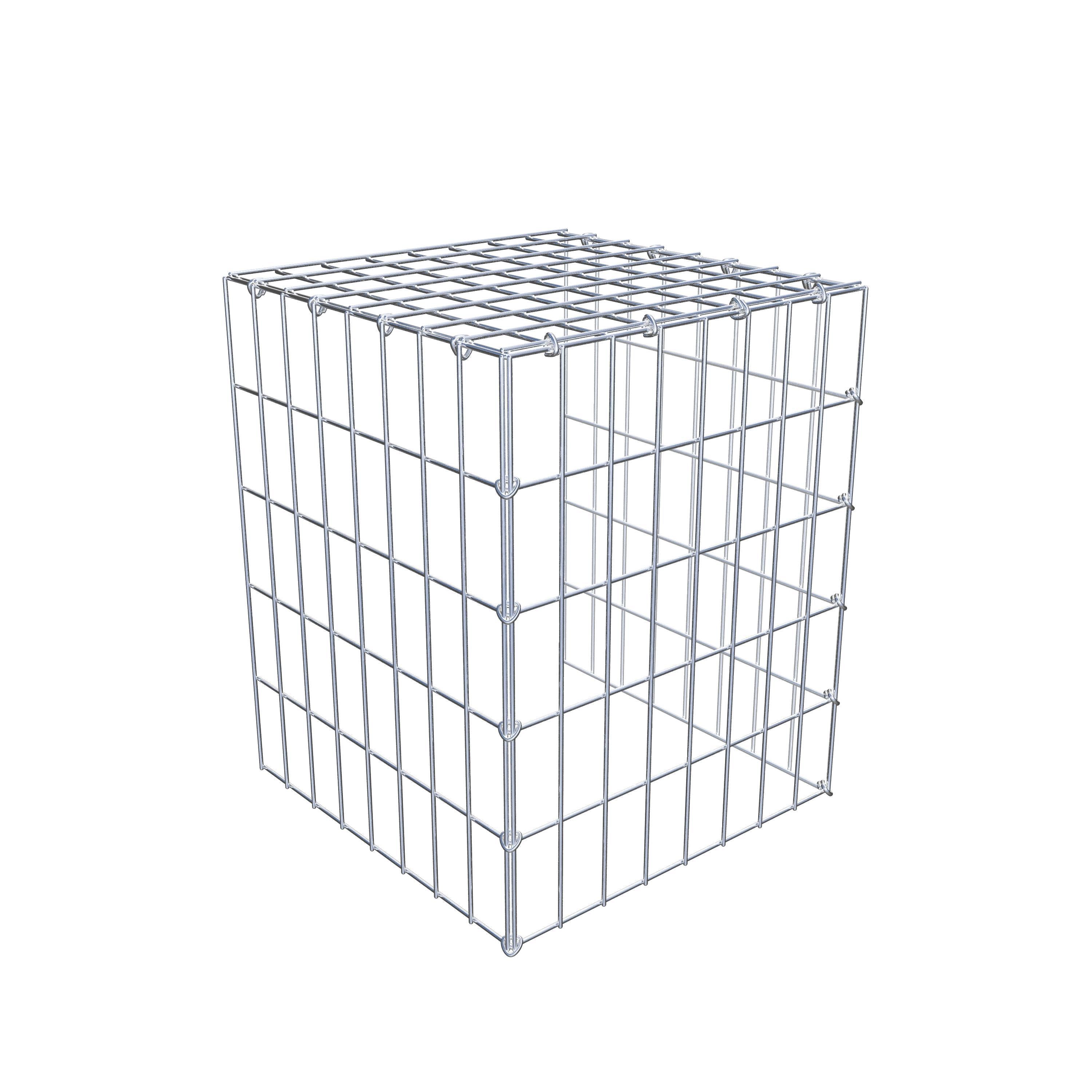 Pila adicional tipo 4 50 cm x 40 cm x 40 cm (L x A x P), malla 5 cm x 10 cm, anillo en C