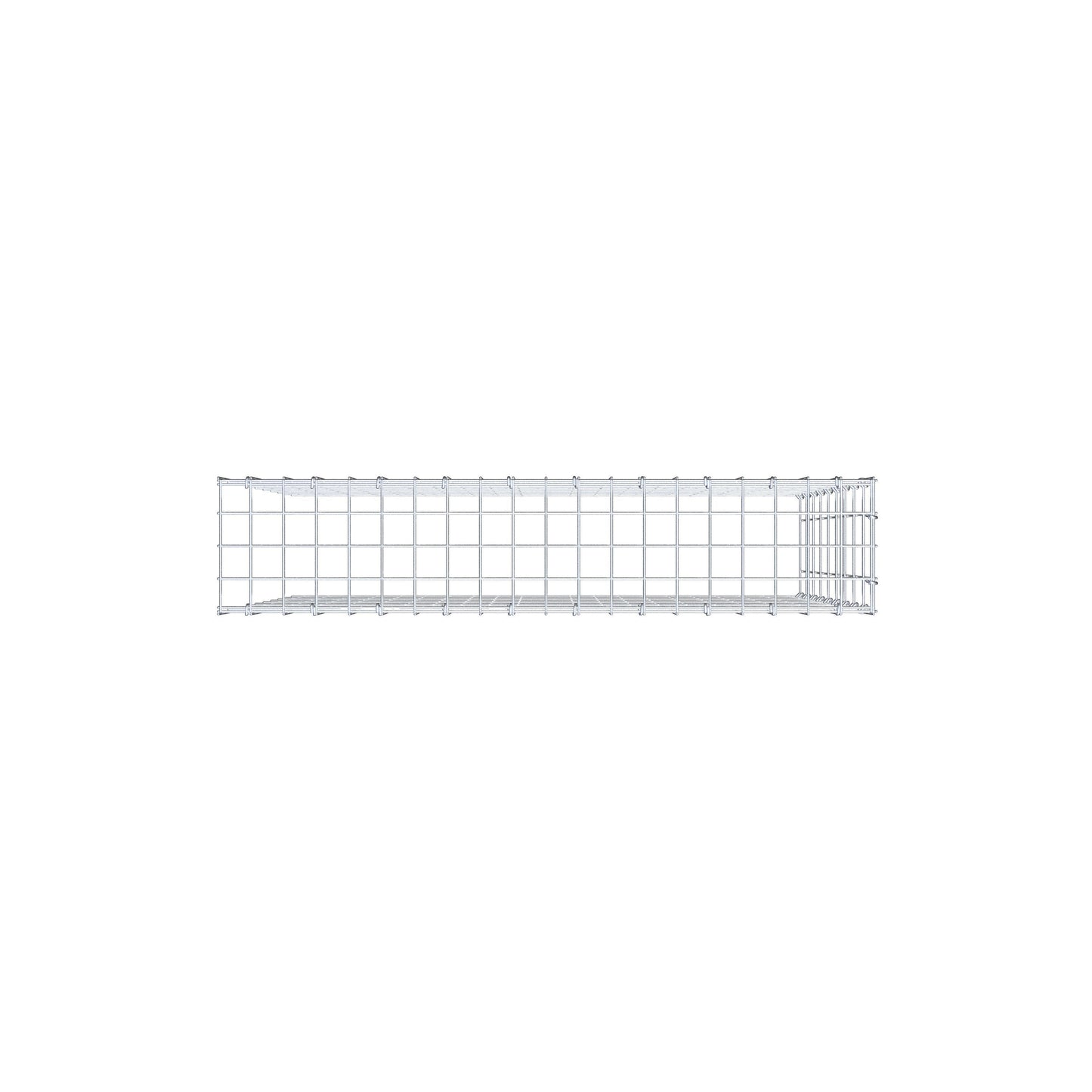 Anbaugabione Typ 4 100 cm x 90 cm x 20 cm (L x H x T), Maschenweite 5 cm x 10 cm, C-Ring