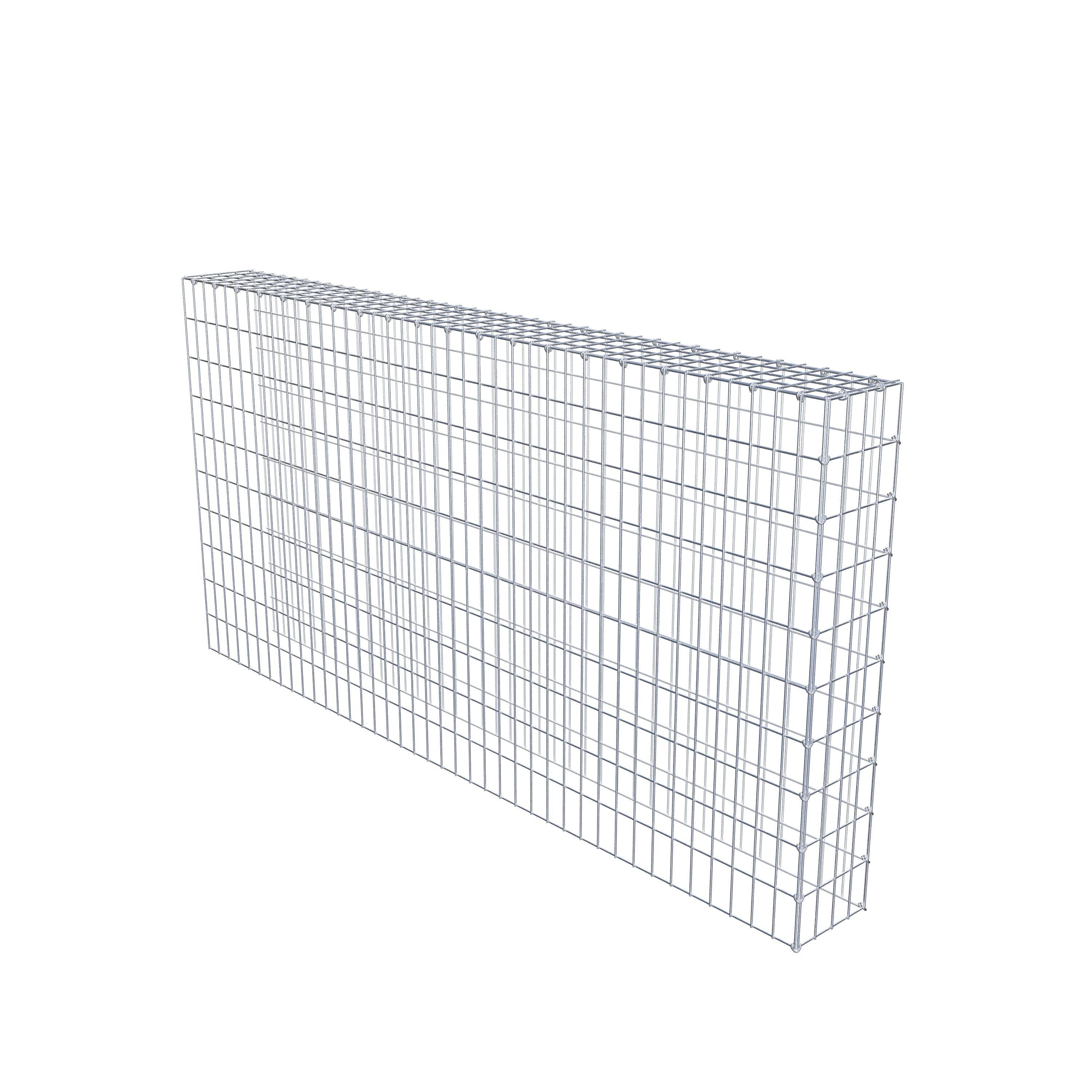 Gavión adicional tipo 4 200 cm x 100 cm x 20 cm (L x A x P), malla 5 cm x 10 cm, anillo en C