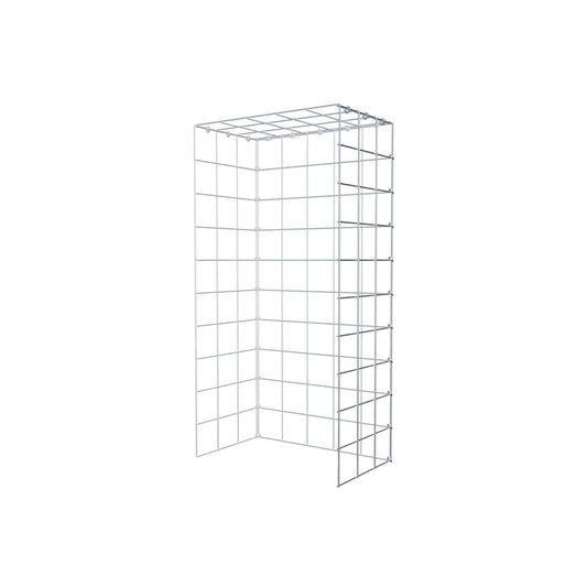 Extra gabion typ 4 100 cm x 30 cm x 50 cm (L x H x D), maskstorlek 10 cm x 10 cm, C-ring