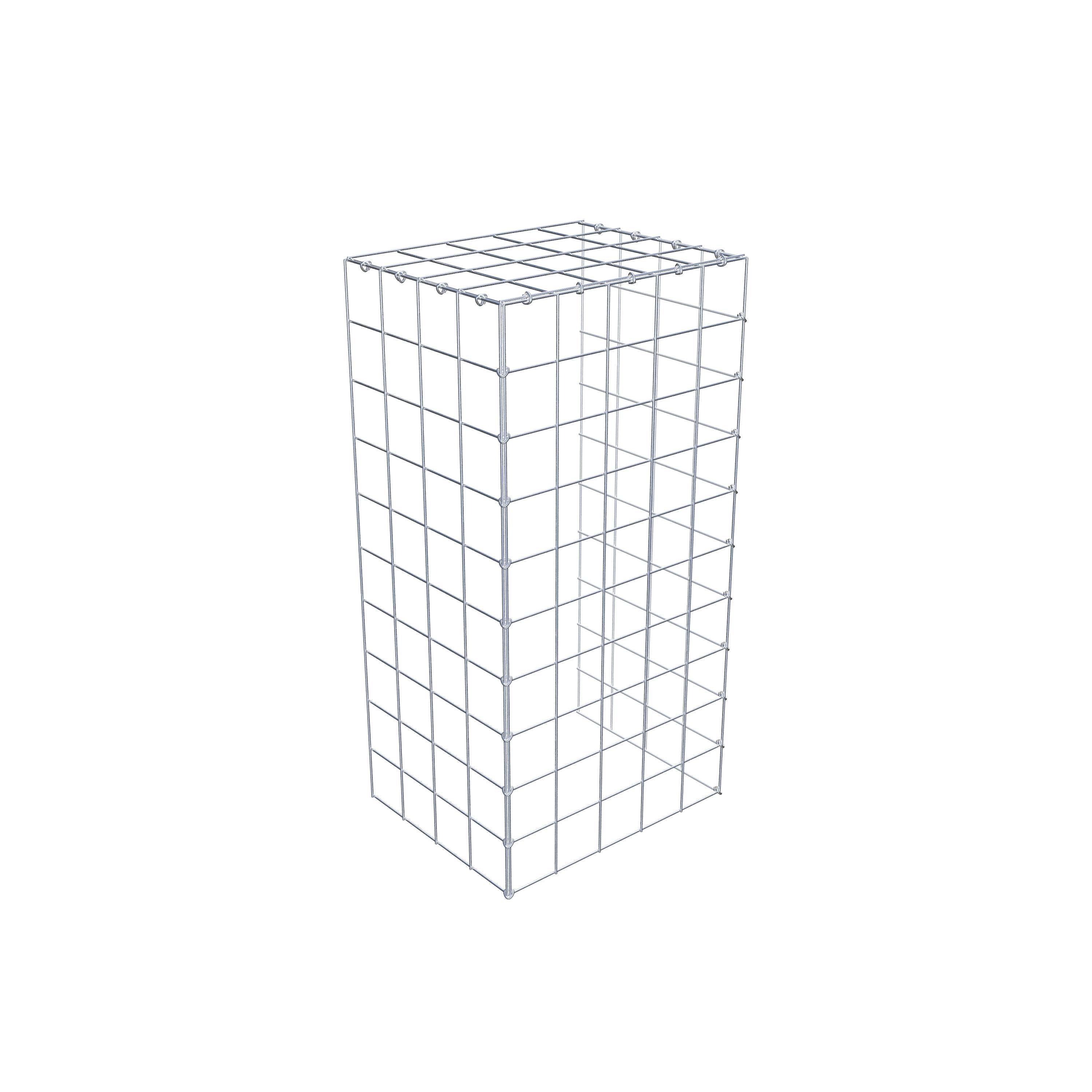 Pila adicional tipo 4 100 cm x 40 cm x 50 cm (L x A x P), malla 10 cm x 10 cm, anillo en C
