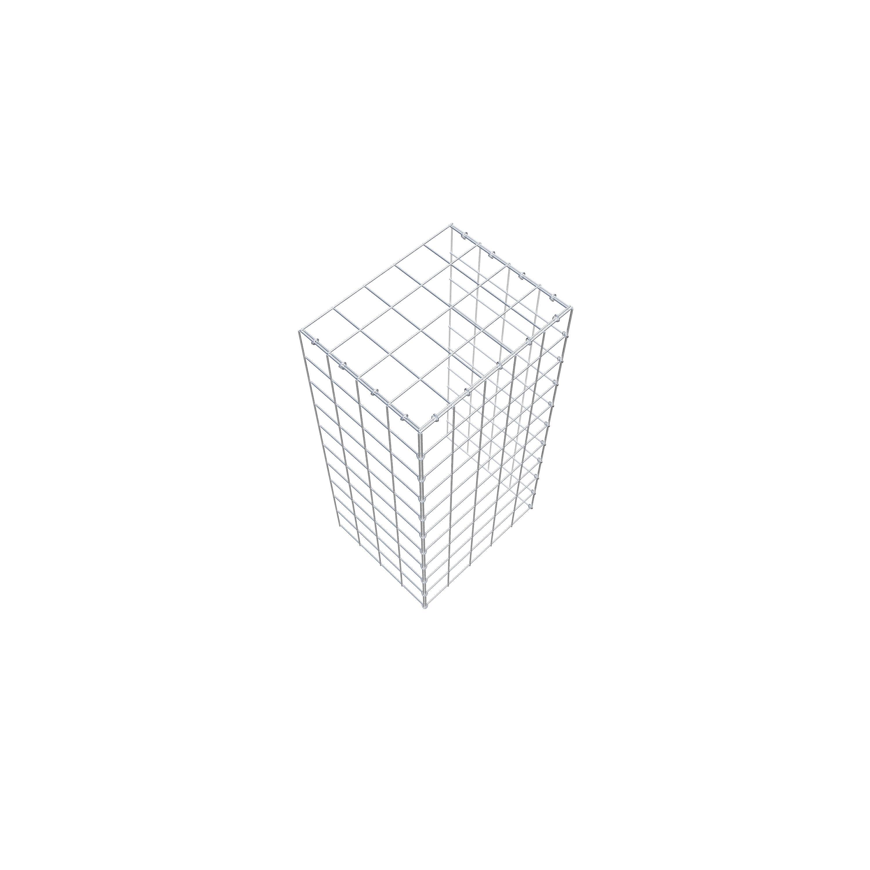 Pila adicional tipo 4 100 cm x 40 cm x 50 cm (L x A x P), malla 10 cm x 10 cm, anillo en C