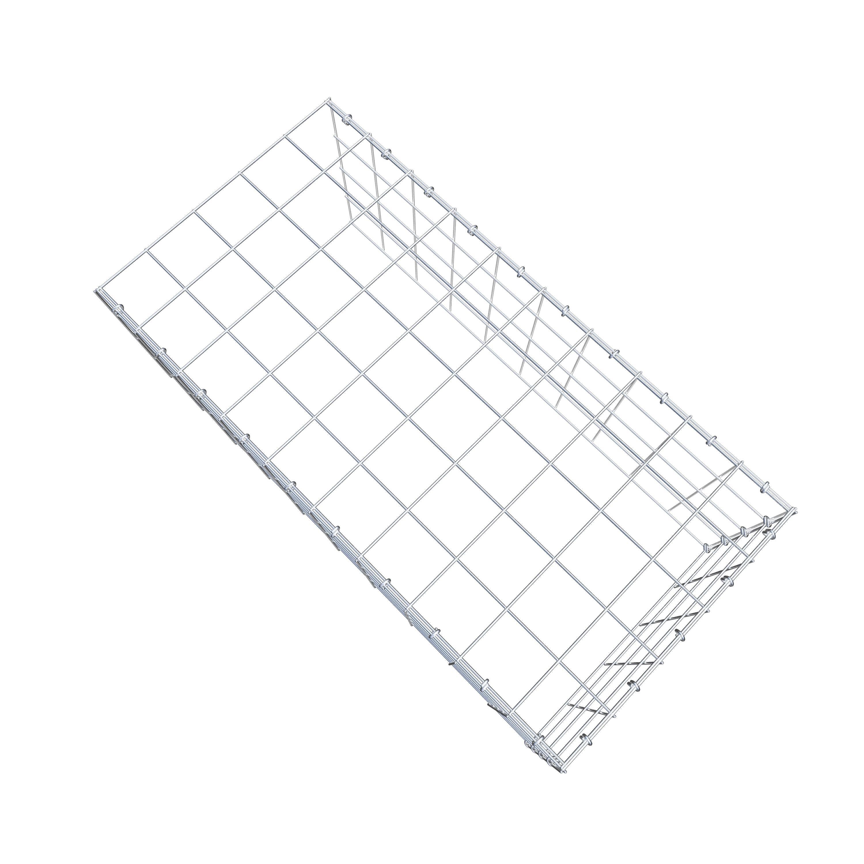 Pila adicional tipo 4 100 cm x 40 cm x 50 cm (L x A x P), malla 10 cm x 10 cm, anillo en C