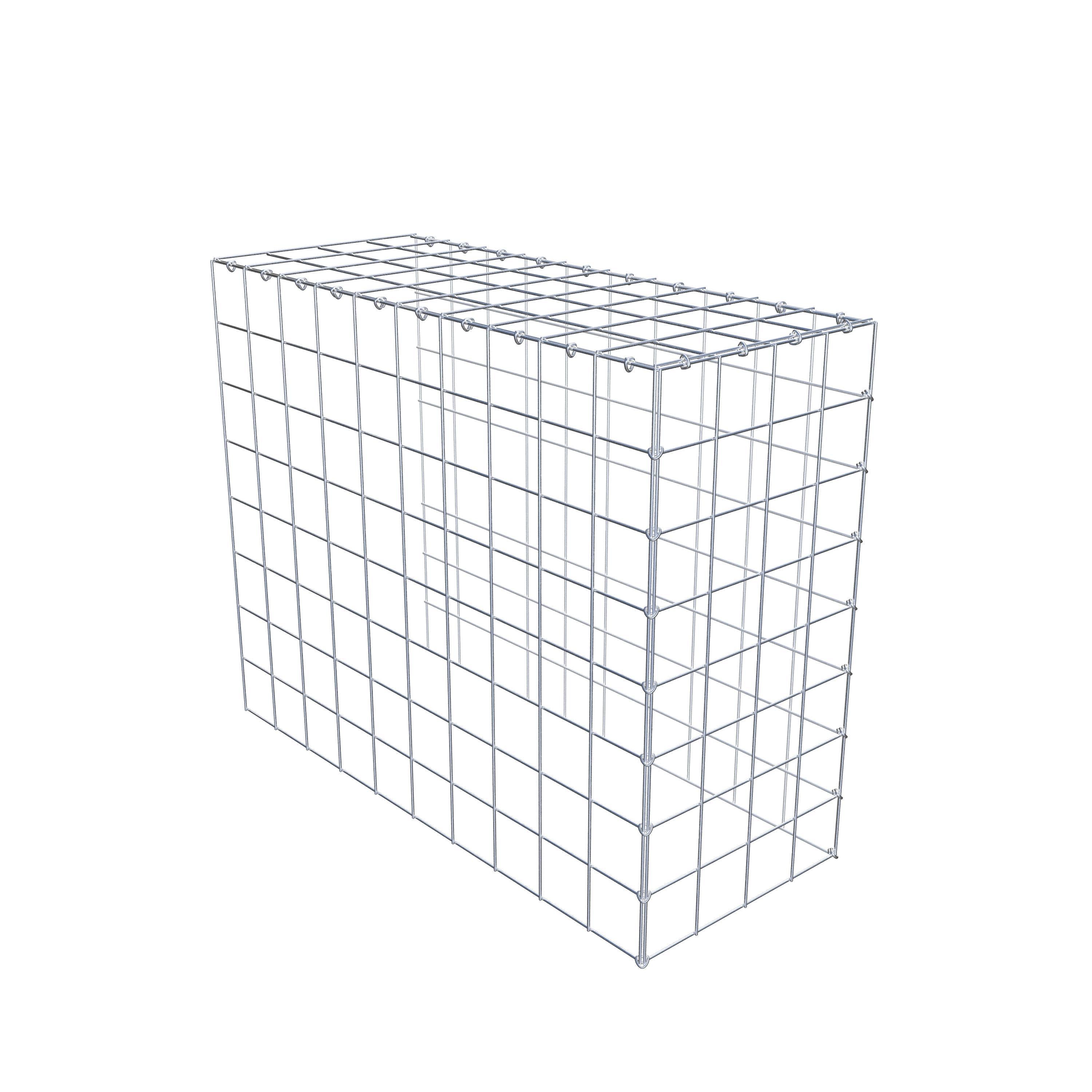 Type 4 oplegkorf 100 cm x 80 cm x 40 cm (L x H x D), maaswijdte 10 cm x 10 cm, C-ring