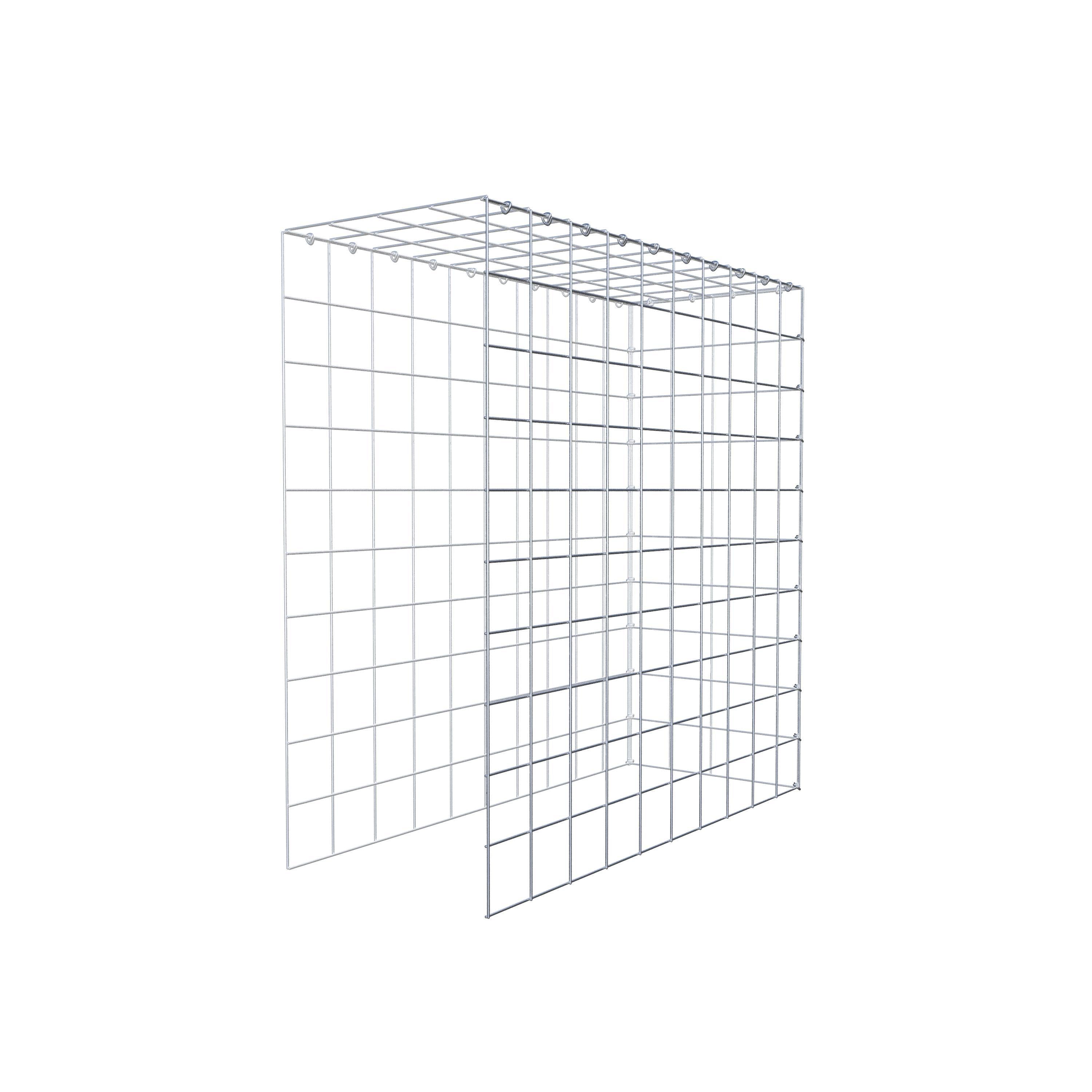 Gavión adicional tipo 4 100 cm x 100 cm x 40 cm (L x A x P), malla 10 cm x 10 cm, anillo en C