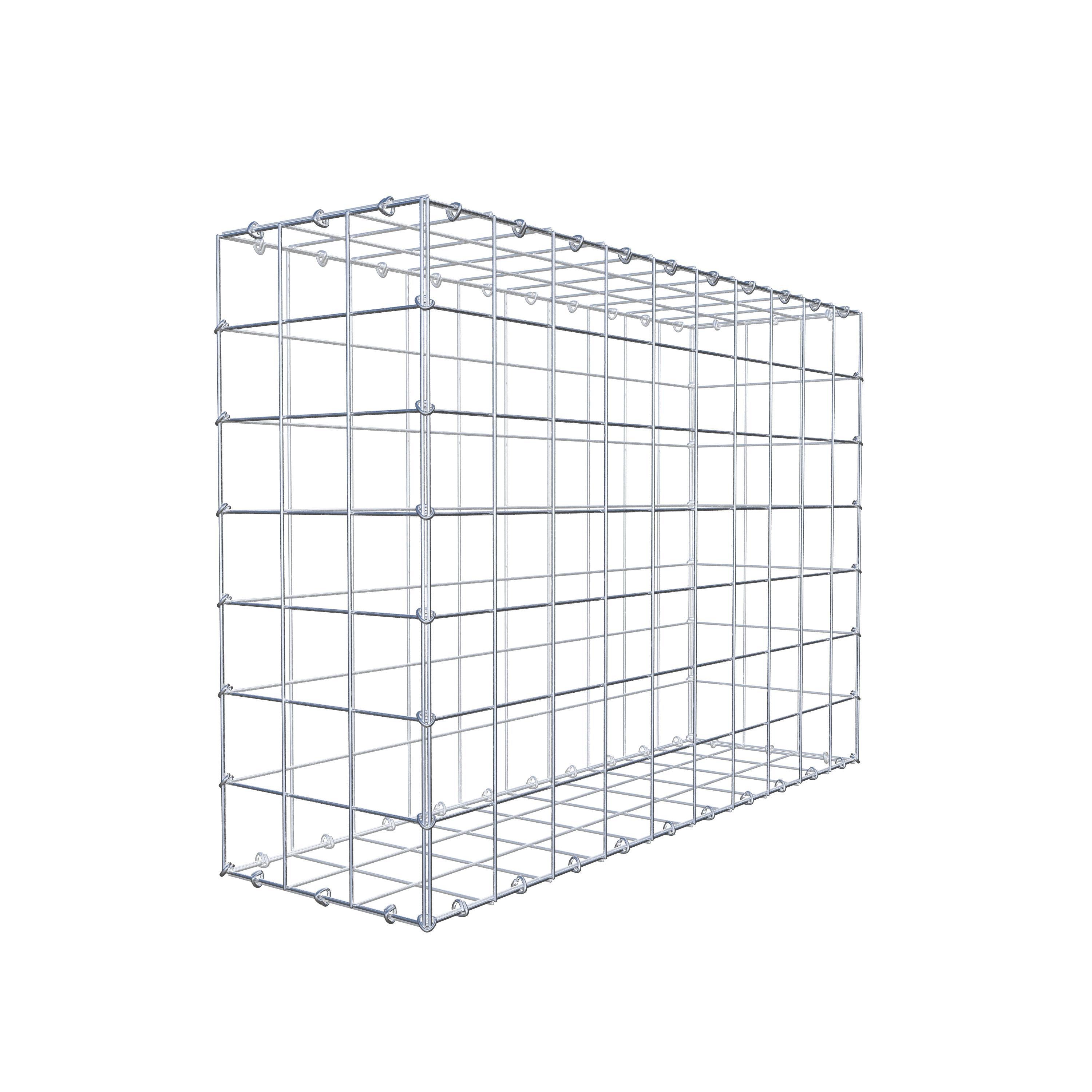 Gabione 100 cm x 70 cm x 30 cm (L x H x T), Maschenweite 10 cm x 10 cm, C-Ring