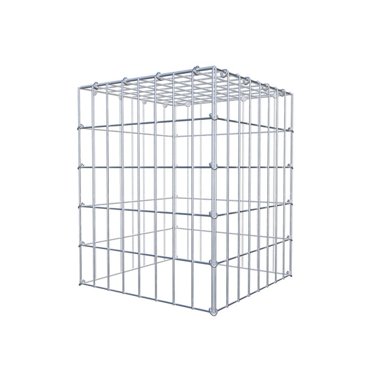 Monteret gabion type 3 50 cm x 40 cm x 40 cm (L x H x D), maskestørrelse 5 cm x 10 cm, C-ring