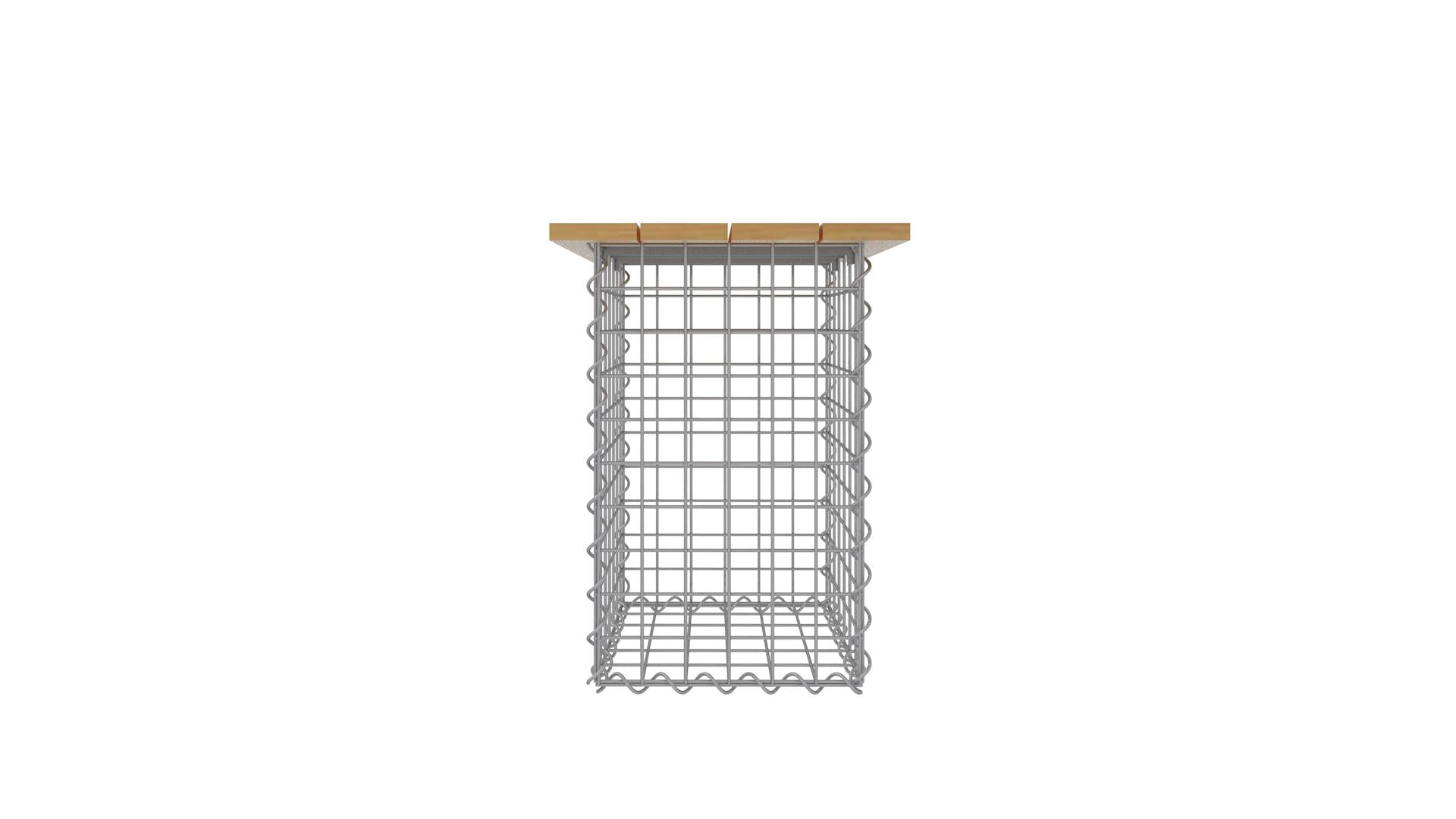 Hocker Spirale MW 5 x 5 TEAK