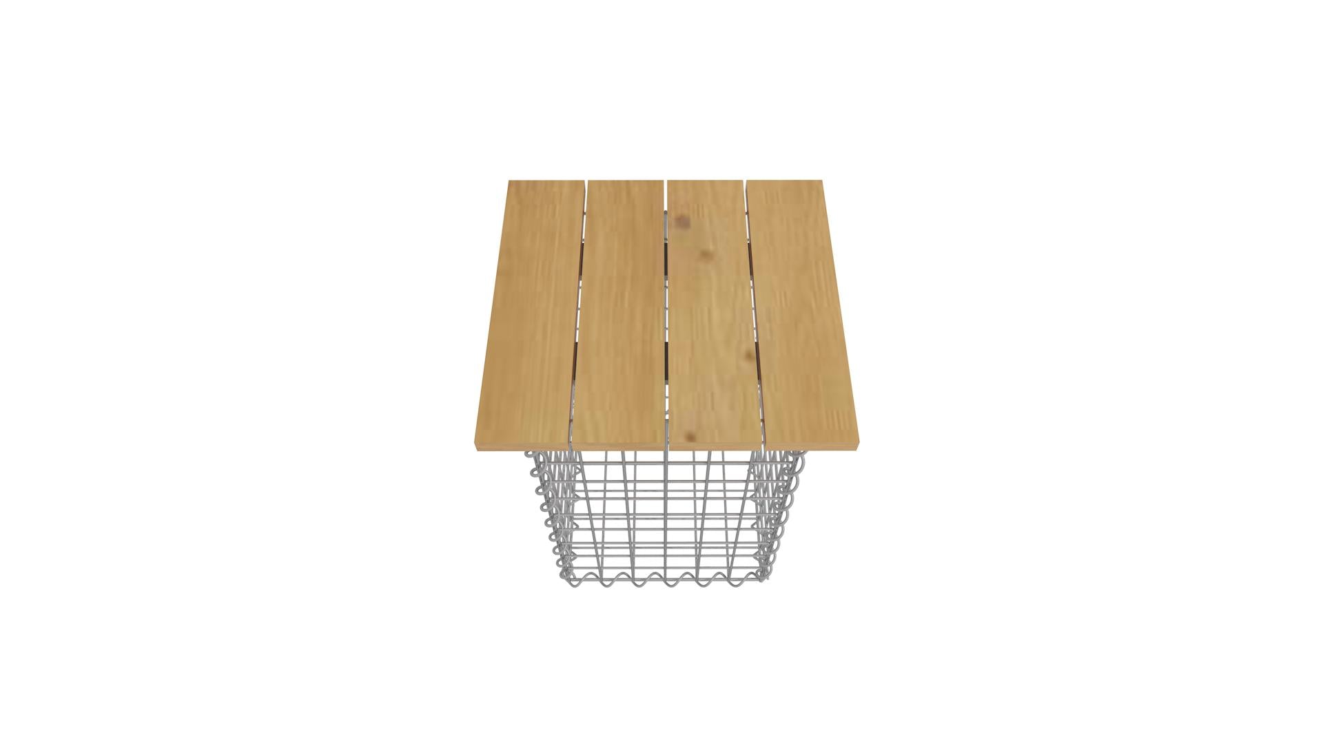 Hocker Spirale MW 5 x 5 TEAK