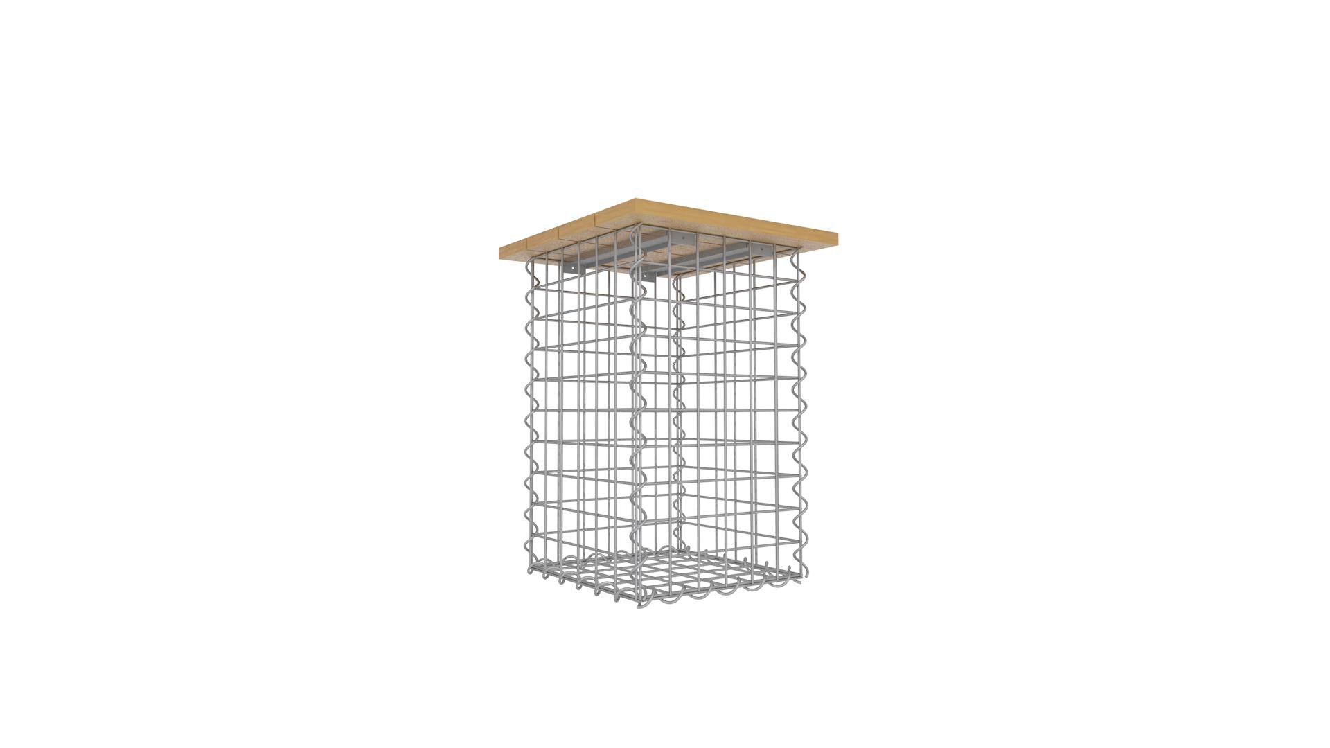 Hocker Spirale MW 5 x 5 TEAK