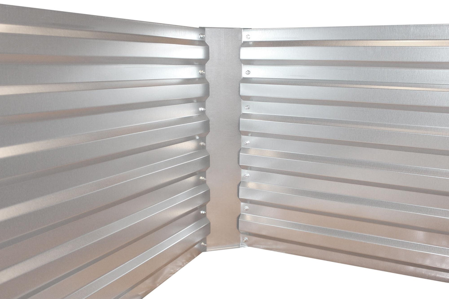 Lecho elevado de chapa galvanizada con tapa - Dimensiones sin tapa: 184 x 60 x 90 cm (L x A x P, dimensiones de plantación)