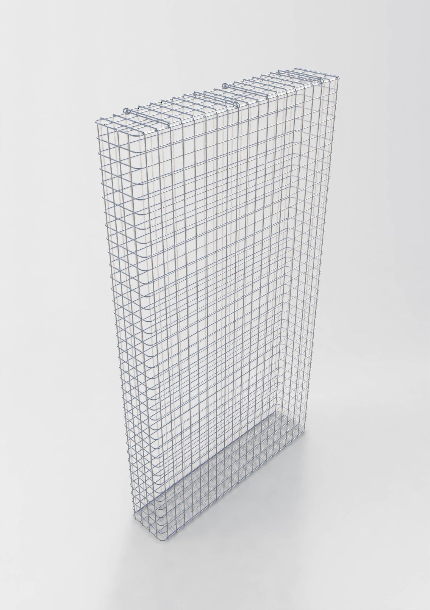 Gabion galvanisé à chaud 102 cm x 182 cm x 22 cm, mailles 5 cm x 5 cm, entièrement soudé