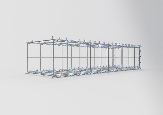 Gavión complementario tipo 2 100 cm x 20 cm x 30 cm (L x A x P), malla 10 cm x 10 cm, espiral