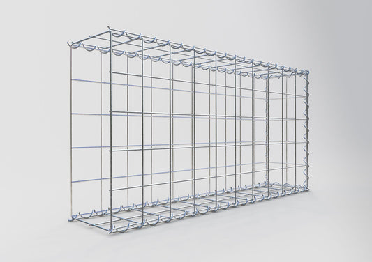 Anbaugabione Typ 2 100 cm x 50 cm x 20 cm (L x H x T), Maschenweite 10 cm x 10 cm, Spirale