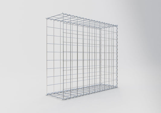 Anbaugabione Typ 2 100 cm x 90 cm x 30 cm (L x H x T), Maschenweite 10 cm x 10 cm, Spirale