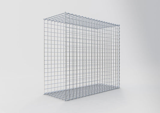 Anbaugabione Typ 2 100 cm x 90 cm x 40 cm (L x H x T), Maschenweite 5 cm x 5 cm, Spirale