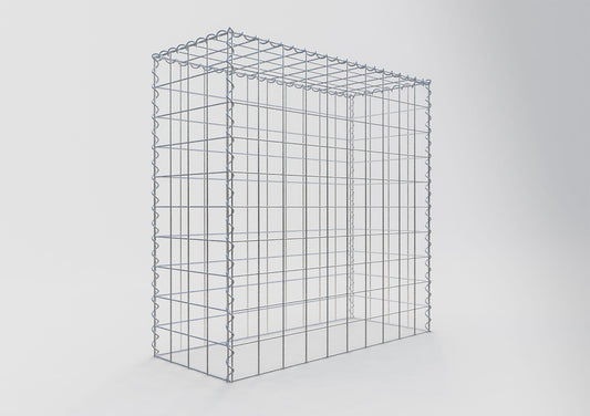 Anbaugabione Typ 3 100 cm x 100 cm x 40 cm (L x H x T), Maschenweite 10 cm x 10 cm, Spirale