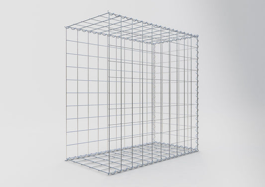 Gavión complementario tipo 2 100 cm x 100 cm x 50 cm (L x A x P), malla 10 cm x 10 cm, espiral