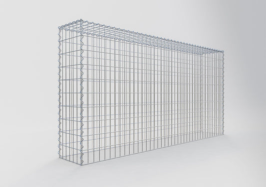 Anbaugabione Typ 3 200 cm x 100 cm x 30 cm (L x H x T), Maschenweite 5 cm x 10 cm, Spirale