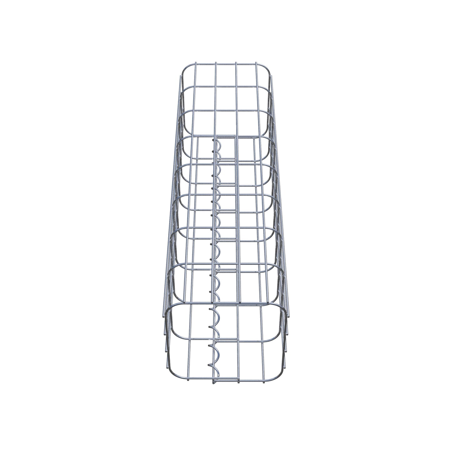 Gabionpelare, kvadrat 22 cm x 22 cm, 80 cm hög, MW 5 cm x 10 cm