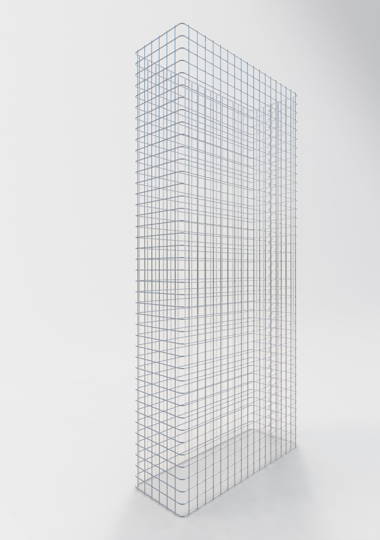 Gabion de clôture 92 x 160 x 32 cm – Maille 5 x 5 cm – Fil galvanisé Ø 4 mm