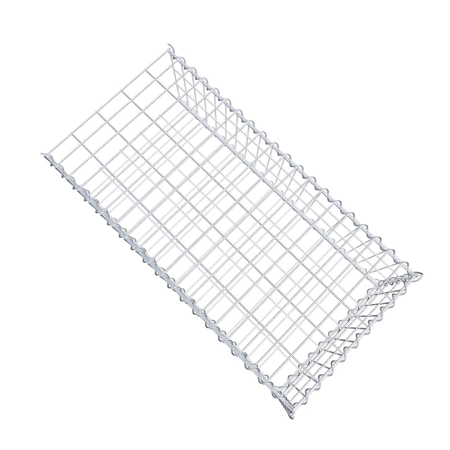 Gabião tipo 2 100 cm x 30 cm x 50 cm (C x A x P), malhagem 5 cm x 10 cm, espiral
