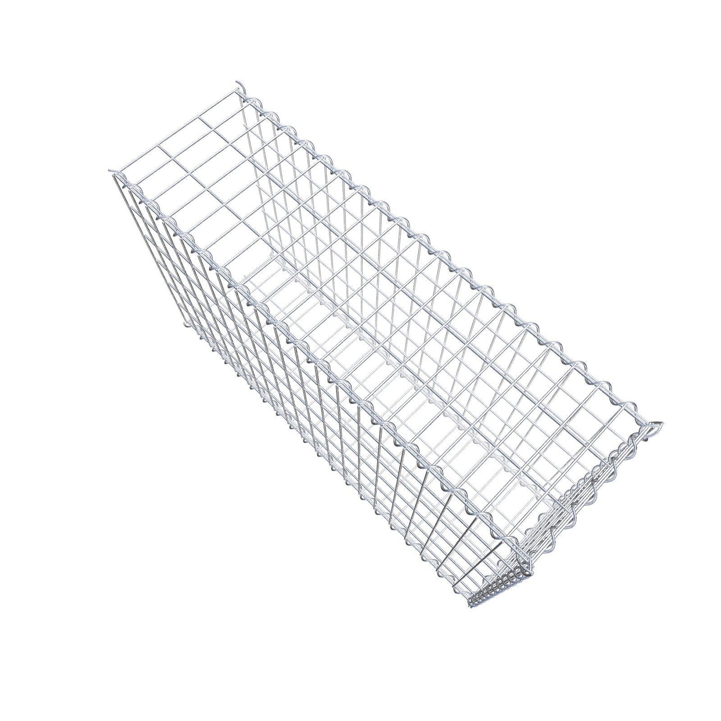 Anbaugabione Typ 2 100 cm x 60 cm x 30 cm (L x H x T), Maschenweite 5 cm x 10 cm, Spirale