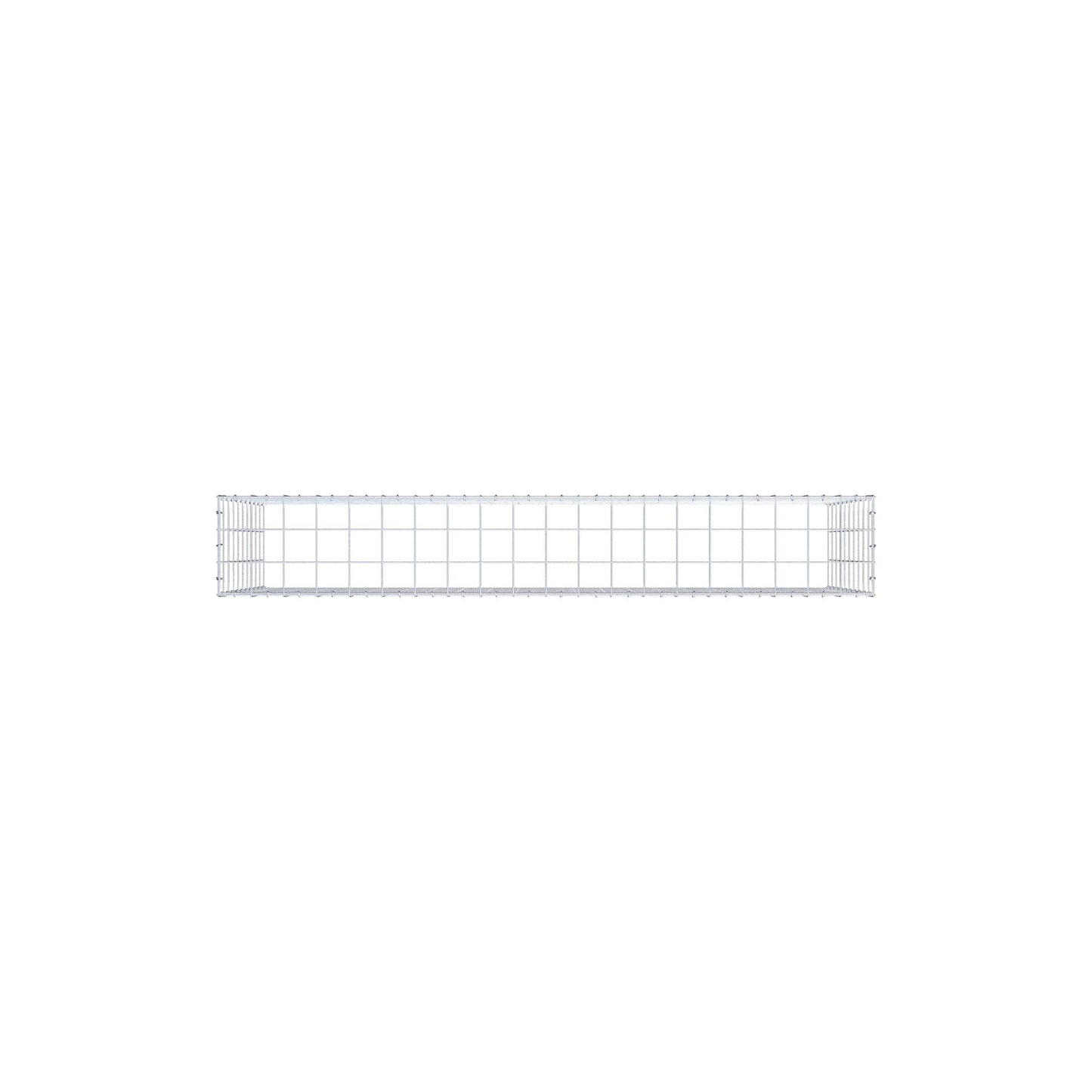 Mounted gabion type 3 200 cm x 100 cm x 30 cm (L x H x D), mesh size 10 cm x 10 cm, C-ring