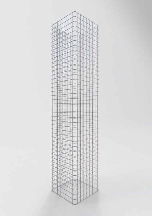 Gabion column square 42 cm x 42 cm, 200 cm high, MW 5 cm x 5 cm