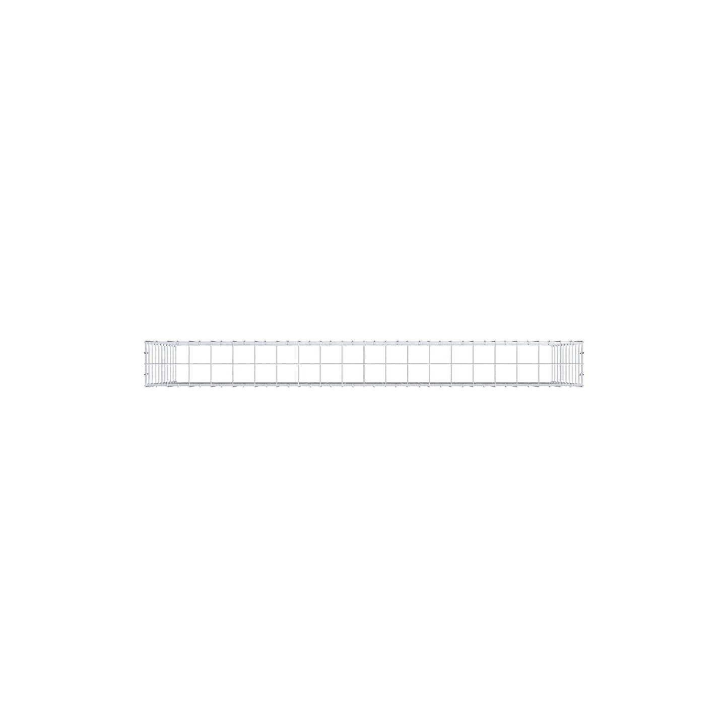 Anbaugabione Typ 3 200 cm x 100 cm x 20 cm (L x H x T), Maschenweite 10 cm x 10 cm, C-Ring