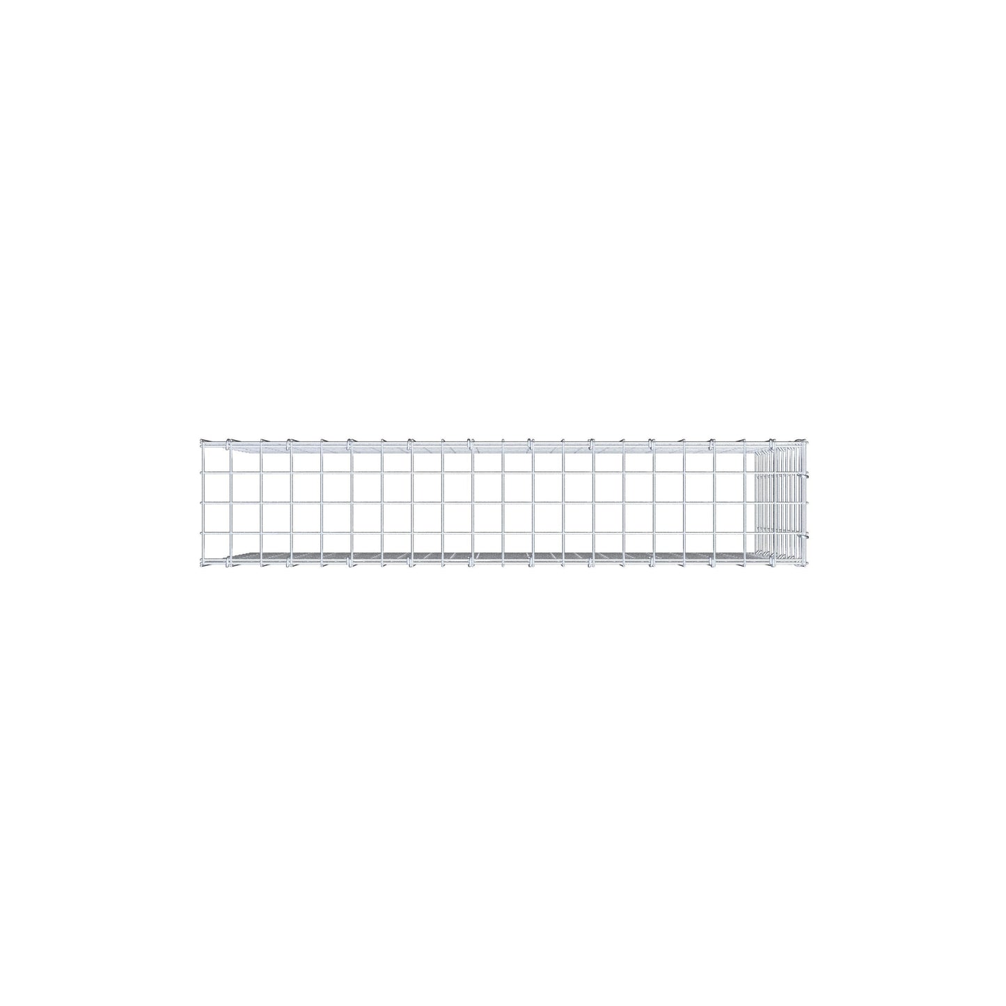 Gavión complementario de tipo 4 100 cm x 60 cm x 20 cm (L x A x P), malla 5 cm x 5 cm, anillo en C
