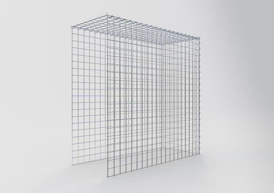 Gabião tipo 4 100 cm x 100 cm x 40 cm (C x A x P), malhagem 5 cm x 5 cm, espiral