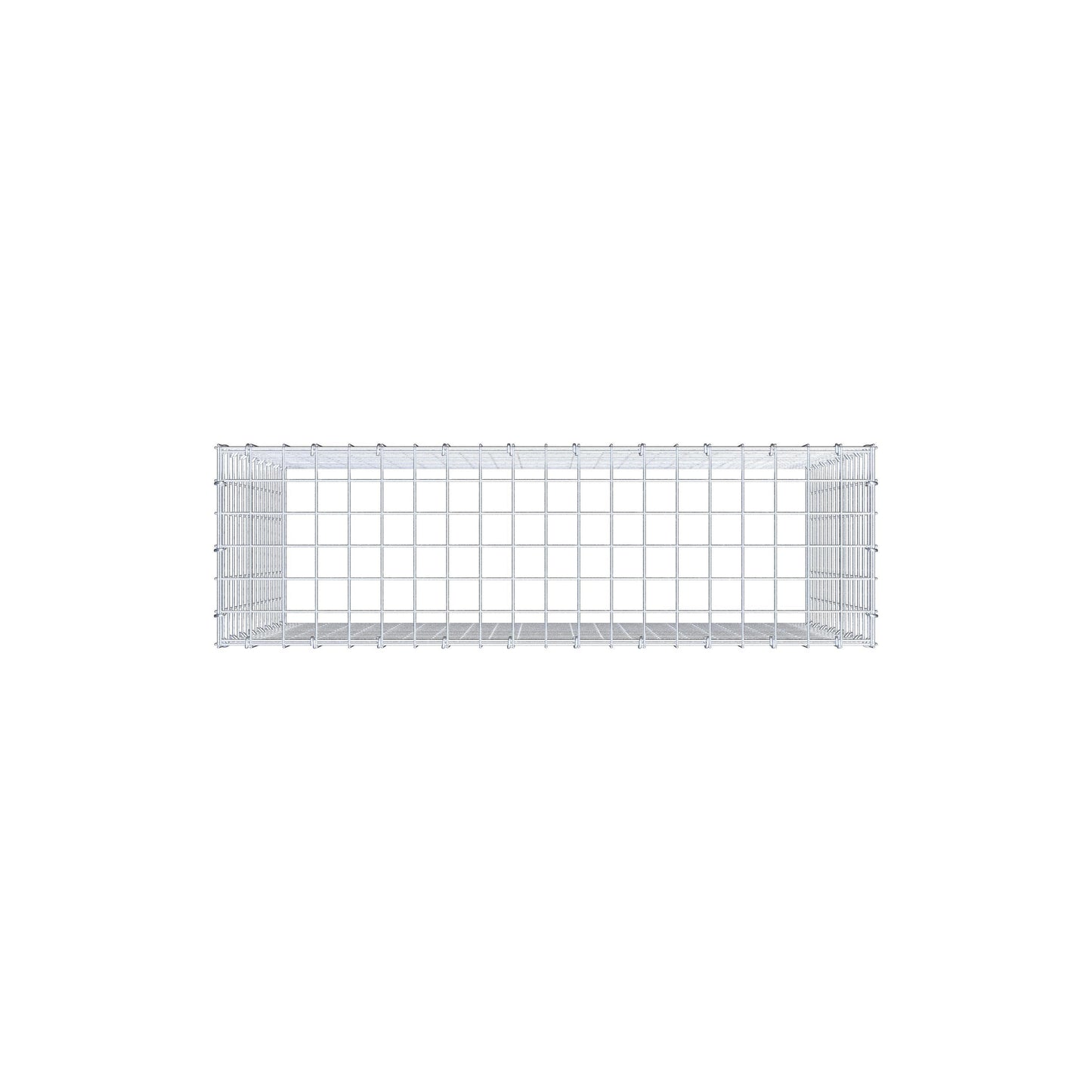 Type 3 oplegkorf 100 cm x 80 cm x 30 cm (L x H x D), maaswijdte 5 cm x 5 cm, C-ring