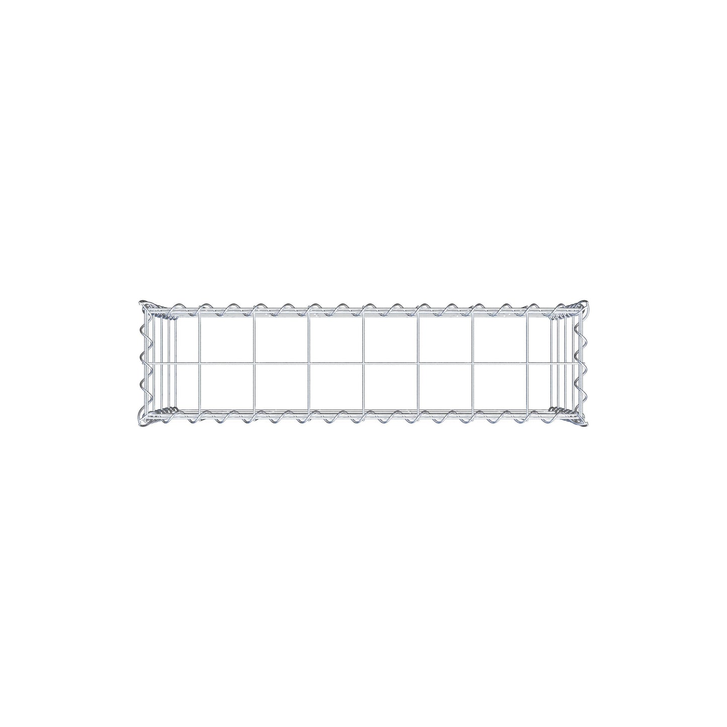 Gavión adicional tipo 3 80 cm x 40 cm x 20 cm (L x A x P), malla 10 cm x 10 cm, en espiral