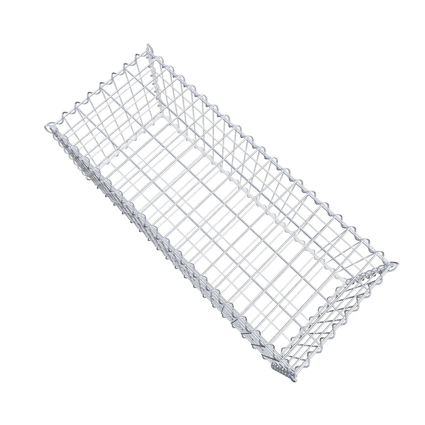 Gabione 100 cm x 40 cm x 40 cm (L x H x T), Maschenweite 5 cm x 10 cm, Spirale
