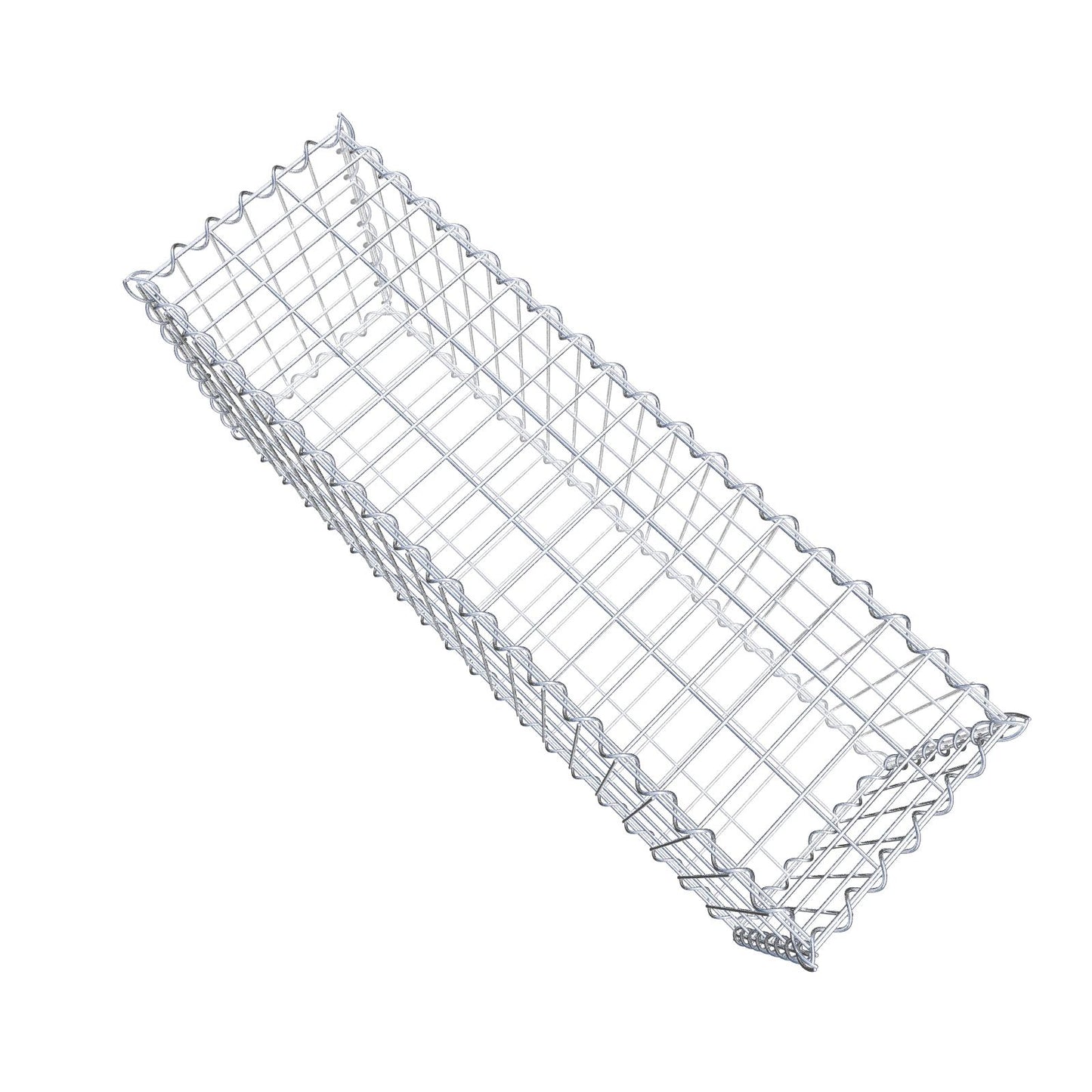 Gabion 100 cm x 40 cm x 30 cm (L x H x P), mailles 5 cm x 10 cm, spirale