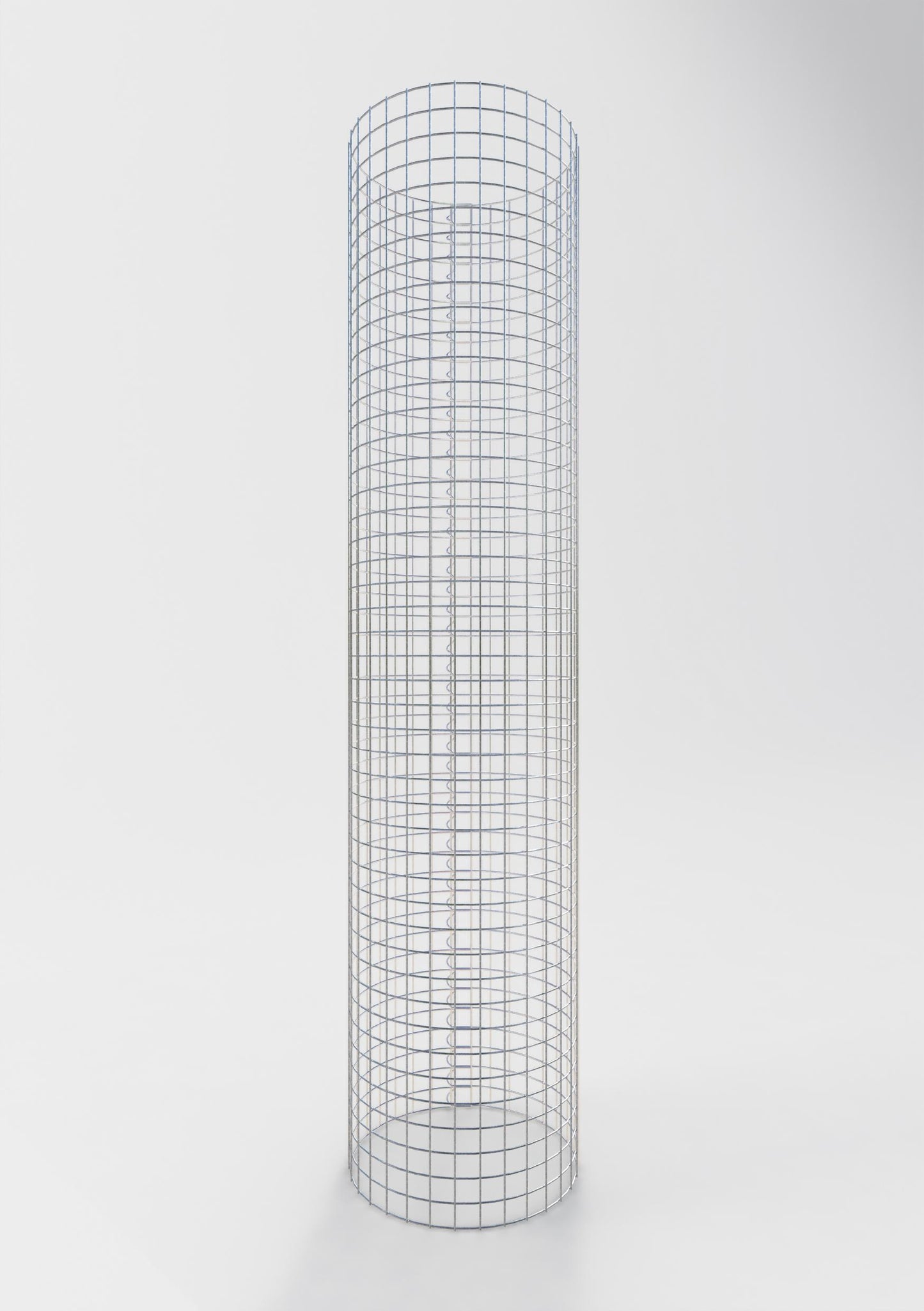 Gabionensäule rund 52 cm Durchmesser, 230 cm Höhe, Maschenweite 5 cm x 5 cm