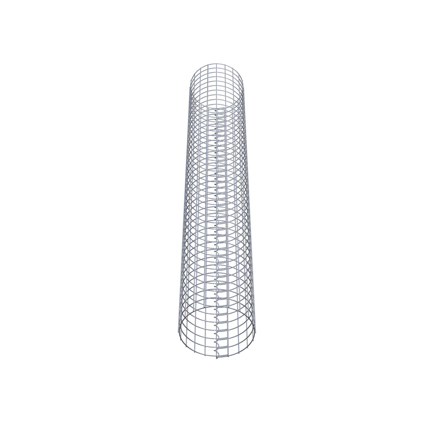 Colonne de gabion ronde 32 cm de diamètre, 200 cm de hauteur, maille 5 cm x 5 cm