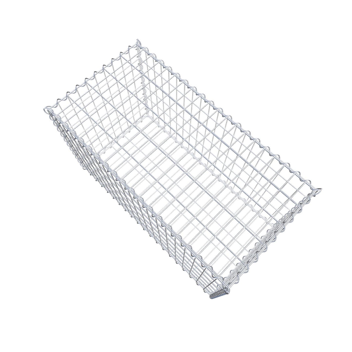 Gabione 100 cm x 60 cm x 50 cm (L x H x T), Maschenweite 5 cm x 10 cm, Spirale
