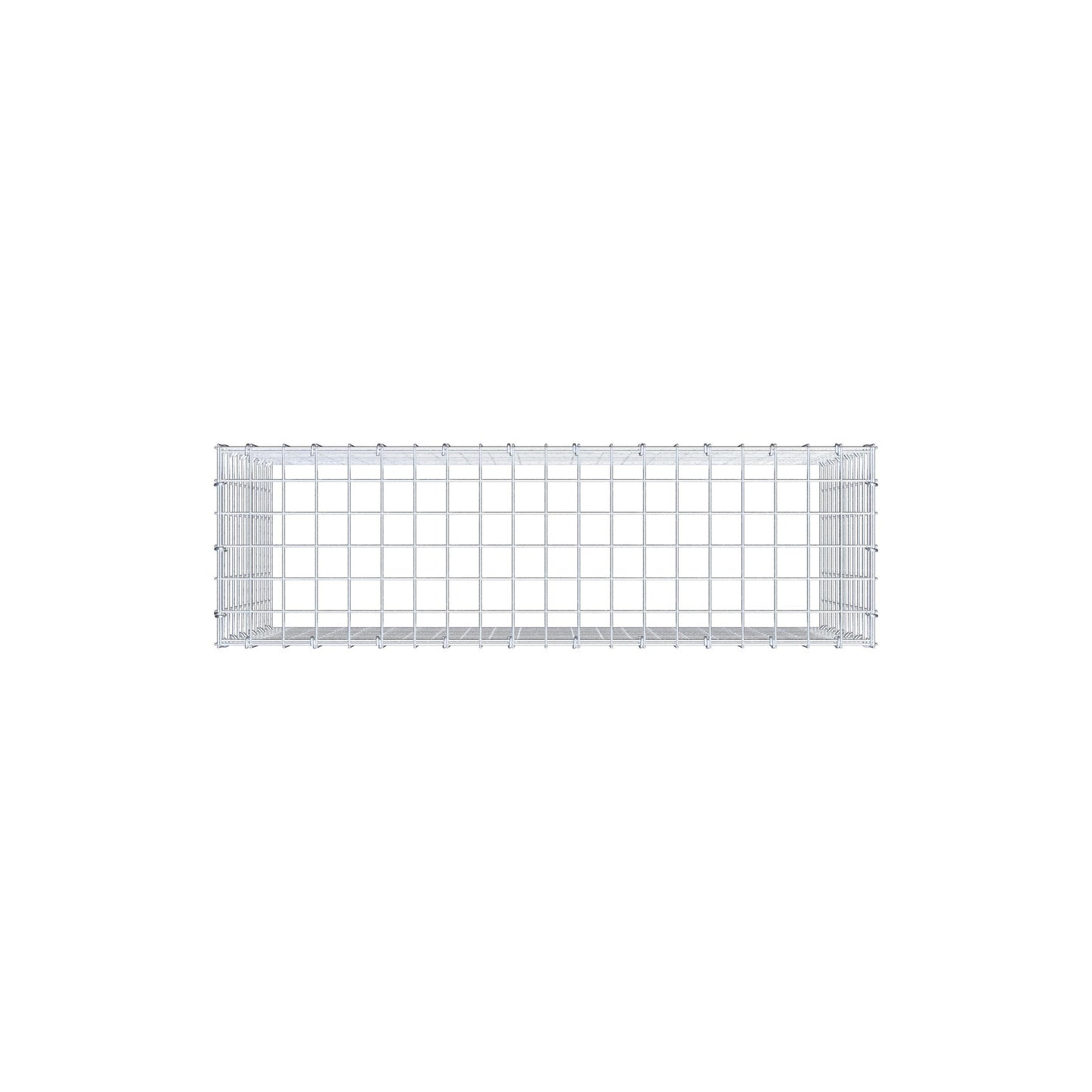 Type 3 oplegkorf 100 cm x 60 cm x 30 cm (L x H x D), maaswijdte 5 cm x 5 cm, C-ring